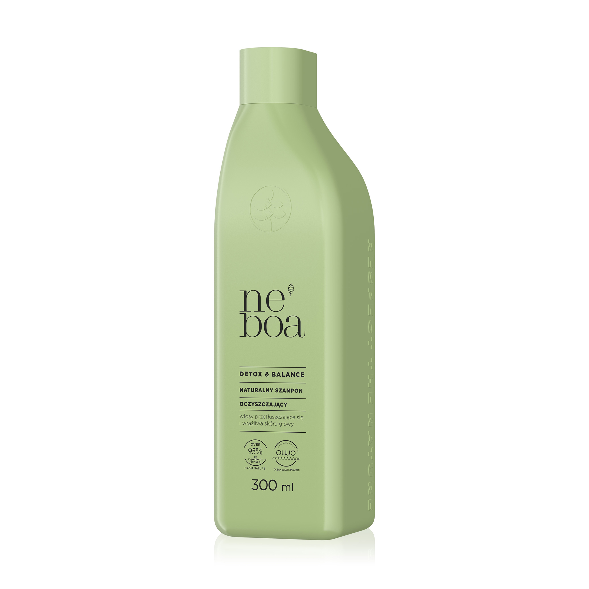 Очищувальний зволожувальний шампунь Neboa Detox &amp; Balance Shampoo для нормального та жирного волосся, 300 мл